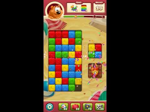 Toon Blast Level 3066 - NO BOOSTERS 🐻🐺🐱 | SKILLGAMING ✔️