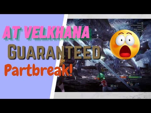 MHW Iceborne - GUARANTEED PARTBREAK - AT VELKHANA [Easy, Fast & Guaranteed](SOLO)