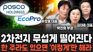 2차전지 무섭게 떨어진다, 한 주라도 있으면 '이렇게'만 해라 (하창봉 대표, 박진희 부장, 김대준 대표/ …