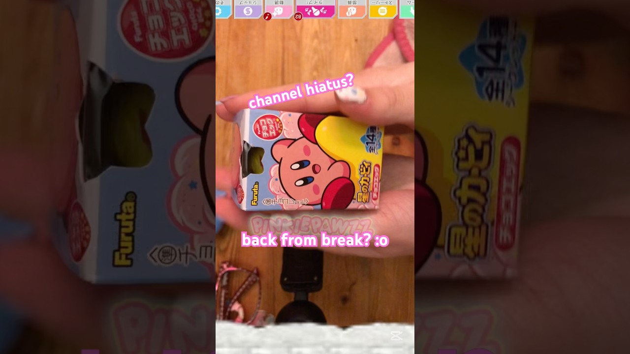 kirby unboxing while i explain where i’ve been (˶‾᷄ ⁻̫ ‾᷅˵) !! sorry 4 hiatus #kirby #kawaii #cute