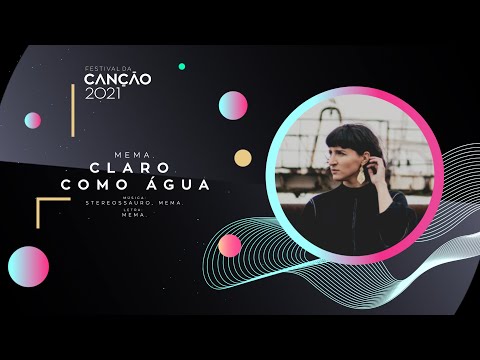 mema. - Claro Como Água (Lyric Video) | Festival da Canção 2021