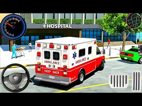 Ambulance Rescue City Driving 3D - 911 Rescue Emargency Van Simulator - Android Gameplay 