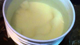 Mixing Sugar Syrup for the Bees