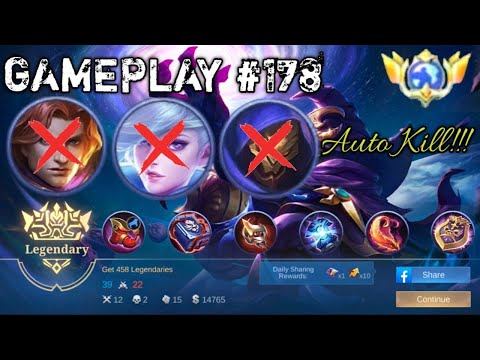 Cyclops MVP Gameplay #178 (Auto Kill Tigreal, Miya & Aldous! - Legendary) - Mobile Legends