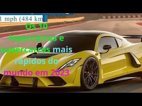 Os 10 hipercarros e supercarros mais rápidos do mundo em 2023 | SSC, Bugatti, Koenigsegg