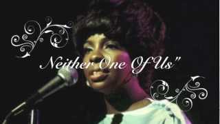 Gladys Knight &amp; The Pips  Neither One of Us  with Lyrics
