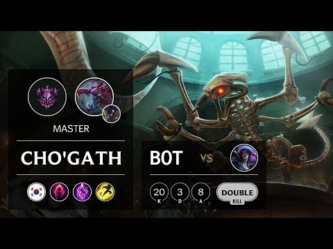 Cho'Gath Bot vs Kai'Sa - KR Master Patch 9.8
