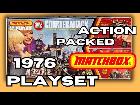 Counter Attack From Matchbox Is A 1/32 Vintage Plastic Toy Soldier Retro Classic!!