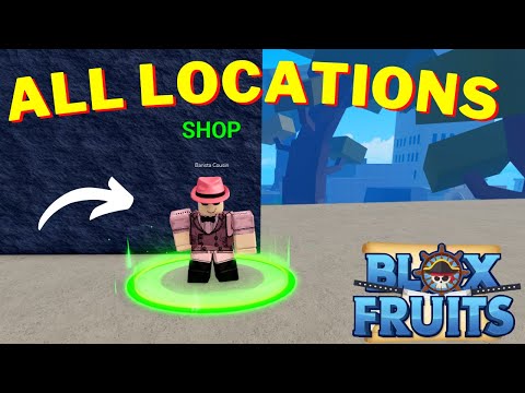 How To Find Barista Cousin in Blox Fruits | All Barista Cousin Spawn Locations | Third Sea