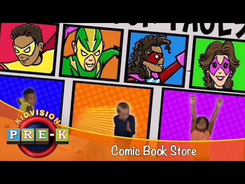 Comic Bookstore | Virtual Field Trip | KidVision Pre-K