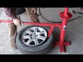 Harbor Freight manual Tire Changer review