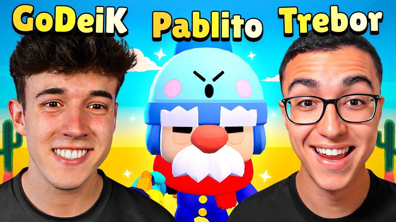 GODEIK, PABLITO Y TREBOR JUEGAN JUNTOS a BRAWL STARS