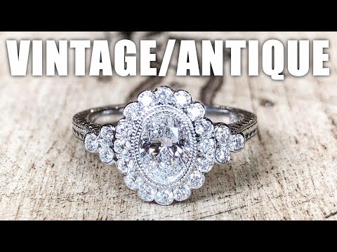 Antique & Vintage Engagement Rings! How to Shop for Vintage Inspired Rings. Victorian & Art Deco