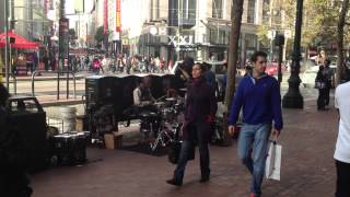 Street drummer