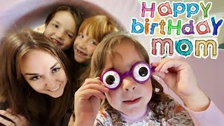 JENNY's SURPRiSE BiRTHDAY!! Family Party in a Fort and Disneyland stories with Adley Niko & Navey