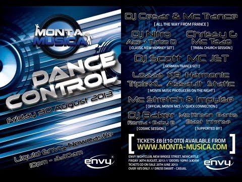 Dj Triple XL vs Harmonic @ Monta Musica Presents Dance Control 30.08.2013