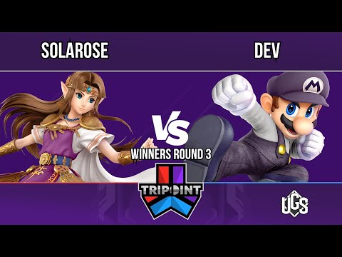 Tripoint Smash 280 - Winners Round 3 - Solarose(Zelda) Vs. Dev(Mario)