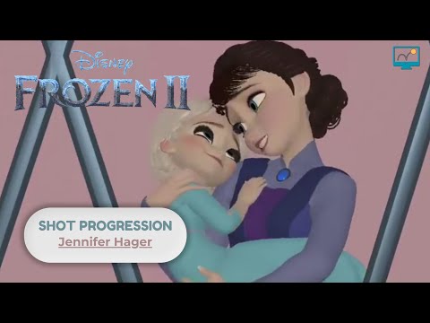 Frozen 2 Animation Magic❄️ Behind-the-Scenes Shot Progression You Won't Believe! 🎬 |  Jennifer Hager