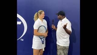 World Team Tennis – Sloane Stephens, Kim Clijsters and Marcos Giron Interviews