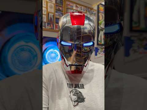 Iron Man Mark V Voice Activated Helmet! #ironman #ironmanhelmet #tech #marvel #technology #tonystark