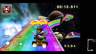 Mario Kart 7 - Rainbow Road - Expert Staff Ghost