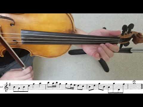 Vivaldi, Antonio Violin Concerto in G major, RV 310 (Slow Practice)