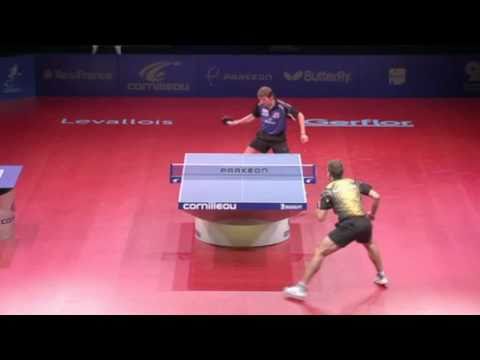 Werner Schlager vs Christophe Legout[Gran Prix de Levallois 2010]