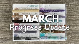 My March #currentlyinked // Progress Update - what did I think of all of my pen and ink pairings?