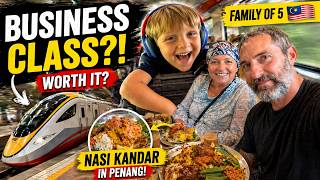 $35 Business Class Train in Malaysia! 🇲🇾 Family of 5 Review