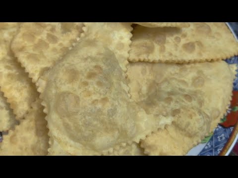 Chibureshki a Bukharian cuisine ( meat in soft fluffy dough) made by my grandmother
