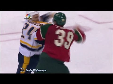 Eric Nystrom vs Nate Prosser Oct 22, 2013