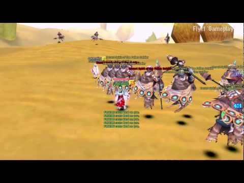 Flyff 'Gameplay' GalaPolice hitting 140 In The Bahara Desert
