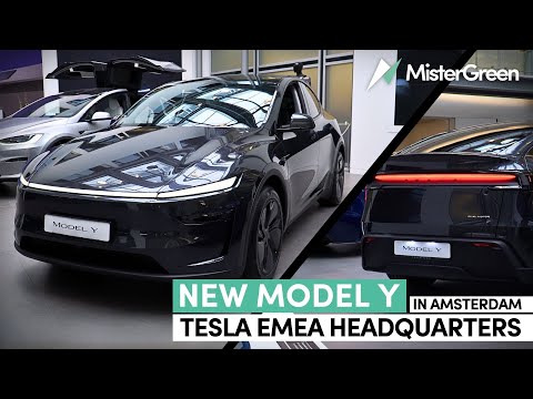 New Tesla Model Y at EMEA HQ Amsterdam – First Look!