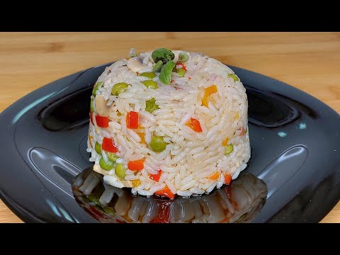 Savršeno skuhana riža s povrćem koja se rasipa 💥Ne zadržava se, nestaje s tanjira❗️