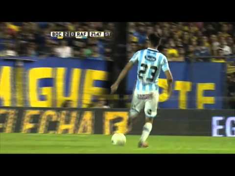 El penal que pudo ser el descuento. Boca 2 - Rafaela 0. Fecha 9. Primera División 2016.