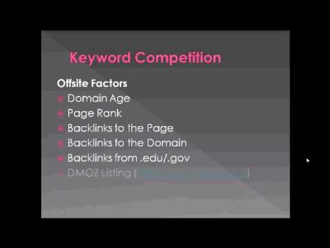 Keyword Research part 2: How To Evaluate And Beat Your Keyword Competition