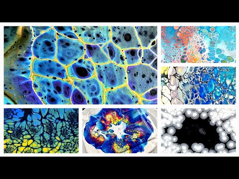 BEST TECHNIQUES for CELLS ⭐️ Acrylic Pouring For Beginners