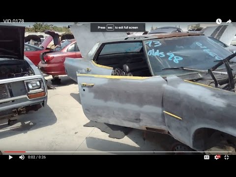 1973 Oldsmobile 98 sedan at Garden St. U-Pull-It in Ft. Meyers, FL