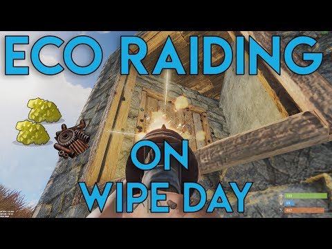 ECO RAIDING ON WIPE DAY!! - Rust Survival #4 ft MR. IRISH LAD