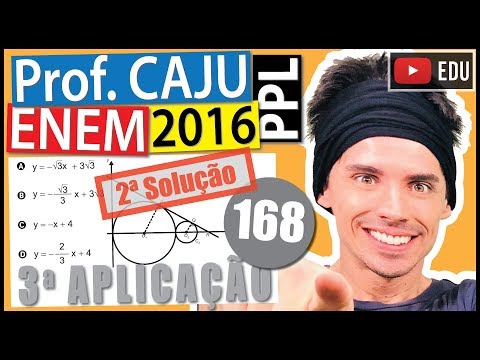 [ENEM 2016 PPL] 168 📓 ANALYTICAL GEOMETRY The figure represents, on a Cartesian plane
