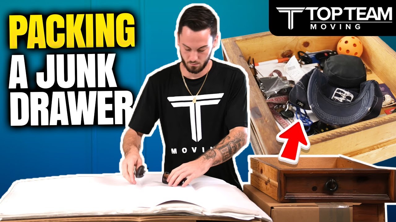 Packing A Junk Drawer | Professional Packing Tutorials | Top Team Moving