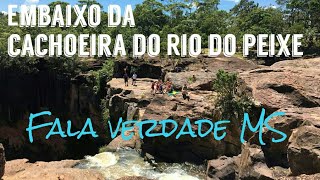 preview picture of video 'EMBAIXO DA CACHOEIRA DO RIO DO PEIXE (Fala Verdade) MS'