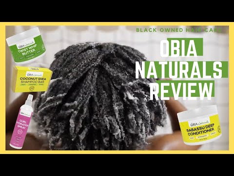 BLACK OWNED HAIR CARE! OBIA NATURALS DEMO & REVIEW ON TYPE 4 HAIR | KandidKinks