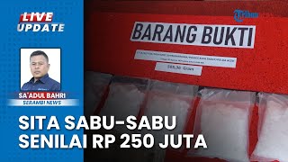 Polisi Tangkap 5 Orang Tersangka hingga Sabu-sabu Senilai Rp 250 Juta Diamankan di Polres Aceh Barat