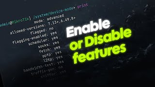How to change device-mode settings