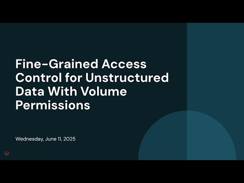 Watch: Fine-Grained Access Control for Unstructured Data With Volume Permissions