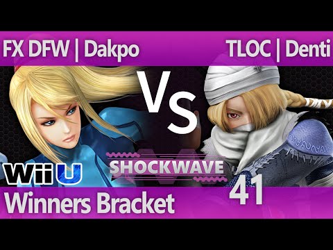 SW 41 Wii U - FX DFW | Dakpo (ZSS) vs TLOC | Denti (Sheik) - Winners Bracket