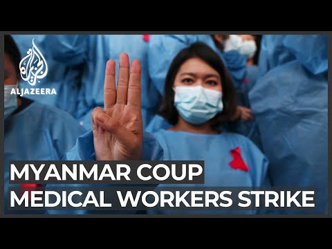 Medics in Myanmar on strike against military amid COVID-19 crisis