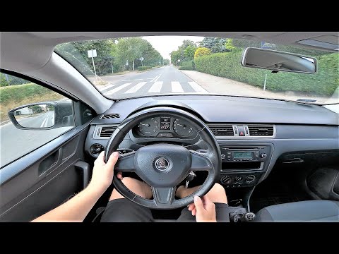 Skoda Rapid  1.2TSI 86HP (2014) POV Test Drive & Acceleration 0-100 | 4K #142