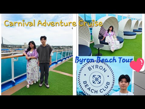 Thumbnail for Carnival Adventure Tour Byron Beach Club Room. #fun #sydney #cruiselife #foodtrip #tour #carnival 